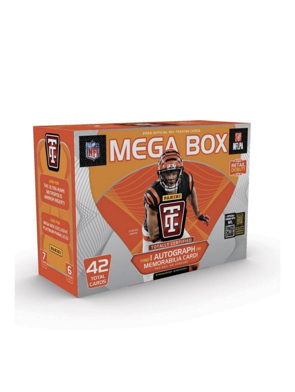 2024 Panini Totally Certified NFL Football Mega Box Factory Sealed (42 Cards)